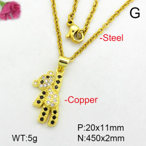 Fashion Copper Necklace  F7N400484avja-L024