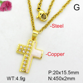 Fashion Copper Necklace  F7N400490aajl-L024
