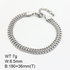Hand Polished  SS Bracelet  7B2000030aakk-G029