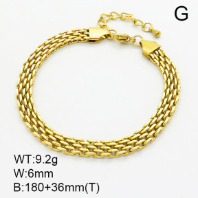Hand Polished  SS Bracelet  7B2000031aakm-G029