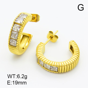 Zircon  SS Earrings  7E4000012bhia-066