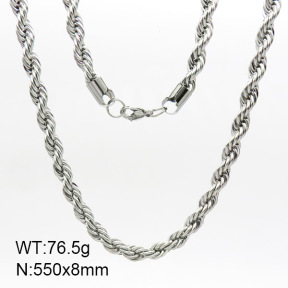 SS Necklace  7N2000100bbnj-G029