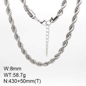 SS Necklace  7N2000107bbml-G029
