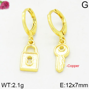 Fashion Copper Earrings  F2E200024bbov-J125