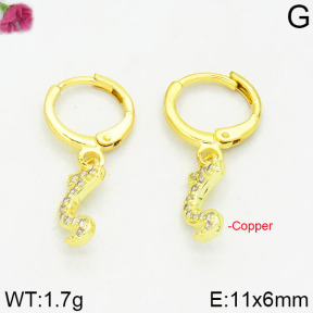 Fashion Copper Earrings  F2E400190bbov-J125