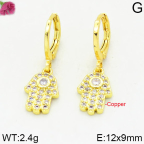 Fashion Copper Earrings  F2E400222bhva-J125