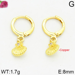 Fashion Copper Earrings  F2E400224bbov-J125