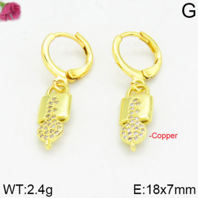 Fashion Copper Earrings  F2E400232bhva-J125