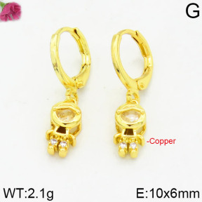 Fashion Copper Earrings  F2E400233bhva-J125