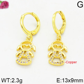 Fashion Copper Earrings  F2E400241bhva-J125