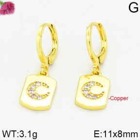 Fashion Copper Earrings  F2E400247bhva-J125