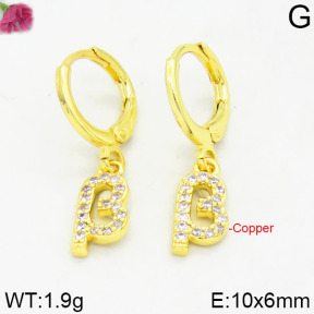 Fashion Copper Earrings  F2E400249bbov-J125