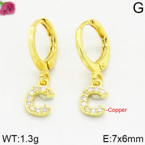 Fashion Copper Earrings  F2E400264bbov-J125