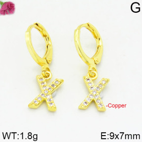 Fashion Copper Earrings  F2E400274bbov-J125