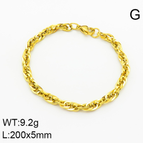 SS Bracelet  6B2003333vbll-G027