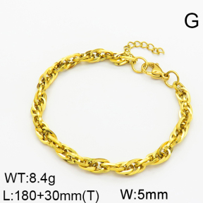 SS Bracelet  6B2003335ablb-G027