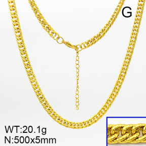 SS Necklace  6N2003225vbpb-G027