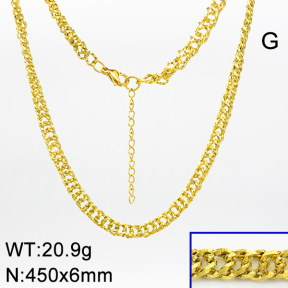SS Necklace  6N2003300vbpb-G027
