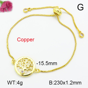 Fashion Copper Bracelet  F7B400101avja-G030