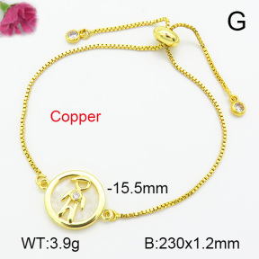 Fashion Copper Bracelet  F7B400107avja-G030