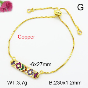 Fashion Copper Bracelet  F7B400112aajh-G030