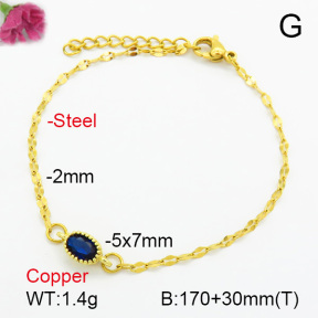 Fashion Copper Bracelet  F7B400160aahm-G030