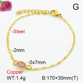 Fashion Copper Bracelet  F7B400163aahm-G030
