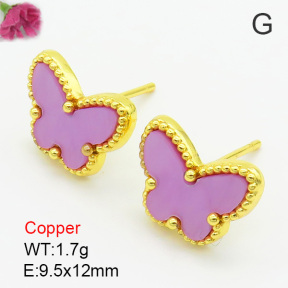 Fashion Copper Earrings  F7E300064bbov-G030