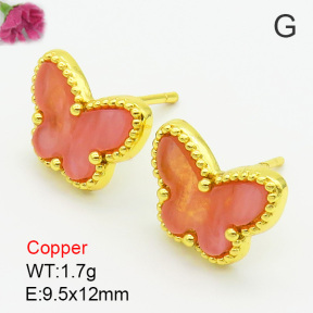 Fashion Copper Earrings  F7E300067bbov-G030