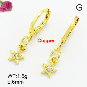 Fashion Copper Earrings  F7E400119aaki-G030