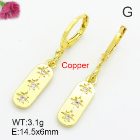 Fashion Copper Earrings  F7E400120aaji-G030