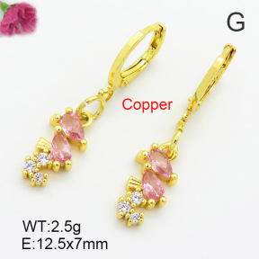 Fashion Copper Earrings  F7E400123aajo-G030