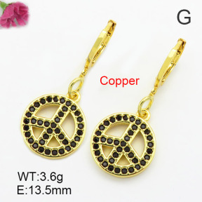 Fashion Copper Earrings  F7E400124bblk-G030