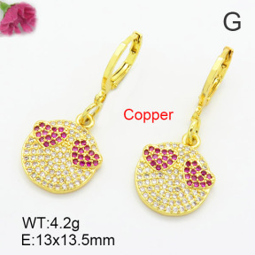 Fashion Copper Earrings  F7E400125bboo-G030