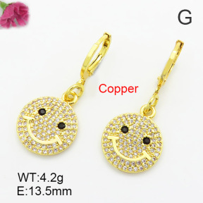 Fashion Copper Earrings  F7E400126bbno-G030