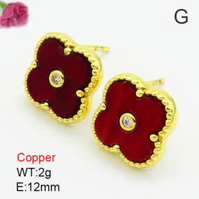 Fashion Copper Earrings  F7E400128bbov-G030