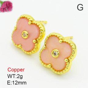Fashion Copper Earrings  F7E400130bbov-G030