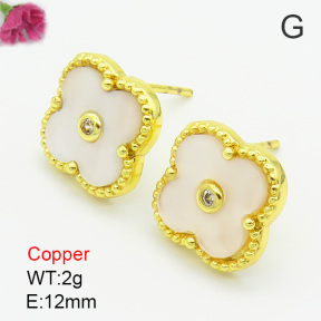 Fashion Copper Earrings  F7E400131bbov-G030