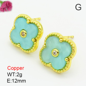 Fashion Copper Earrings  F7E400132bbov-G030