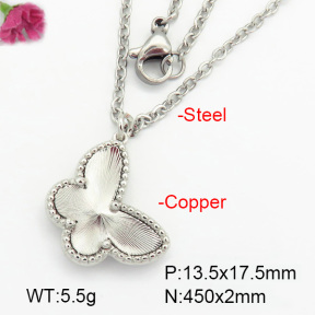Fashion Copper Necklace  F7N200012baka-G030