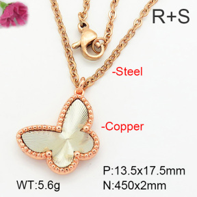 Fashion Copper Necklace  F7N200013baka-G030