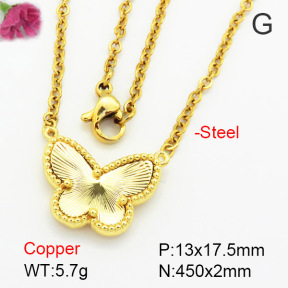 Fashion Copper Necklace  F7N200021baka-G030