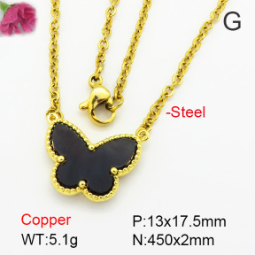 Fashion Copper Necklace  F7N300124baka-G030