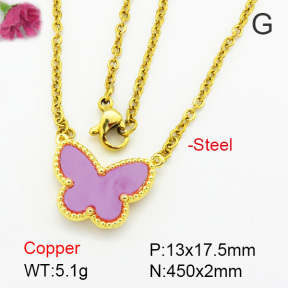 Fashion Copper Necklace  F7N300126baka-G030