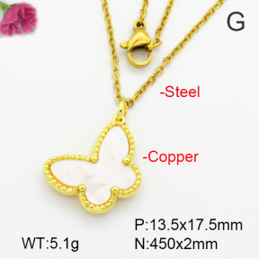 Fashion Copper Necklace  F7N300131baka-G030