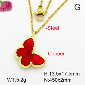 Fashion Copper Necklace  F7N300133baka-G030