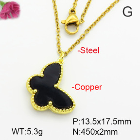 Fashion Copper Necklace  F7N300135baka-G030