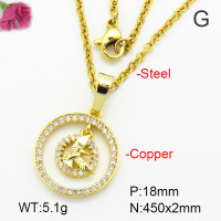 Fashion Copper Necklace  F7N400501vbmb-G030