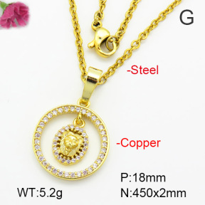 Fashion Copper Necklace  F7N400502vbmb-G030