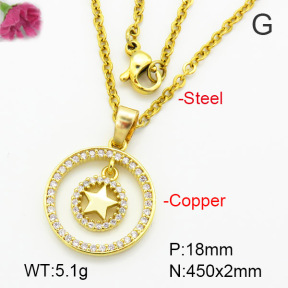 Fashion Copper Necklace  F7N400503vbmb-G030
